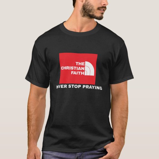 キリスト教の信仰 Tシャツ (正面)