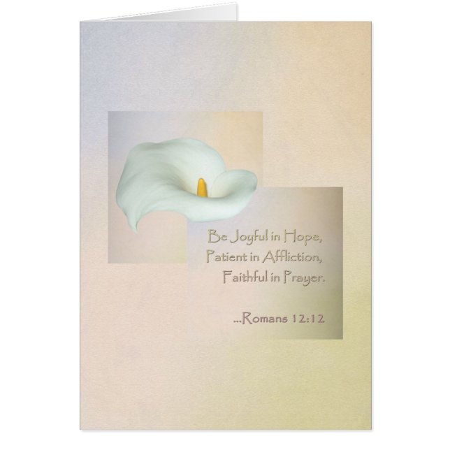 キリスト教の信頼の芸術の~のロマンの12:12 (正面)