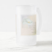 キリスト教の信頼の芸術の~のロマンの12:12 フロストグラスビールジョッキ (正面右)