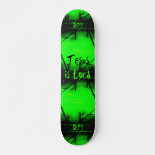 キリスト教の信頼イエス・キリストは主ですSkateboard スケートボード