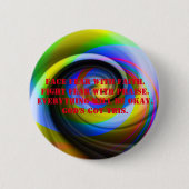 キリスト教の信頼ボタン 缶バッジ (正面)