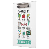 キリスト教の先生クリッボード神は私は言っている クリップボード (左)