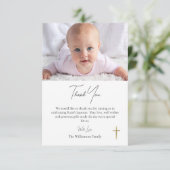 キリスト教の光バプテスマYの感謝してい正統 サンキューカード (スタンド正面)