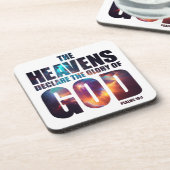 キリスト教の創造:天国神の栄光を宣言 コースター (左側)