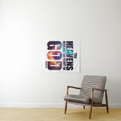 キリスト教の創造:天国神の栄光を宣言 タペストリー (インサイチュ(横))