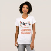 キリスト教の励ましの聖書の言葉のママTシャツ Tシャツ (正面フル)