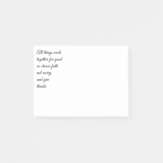 キリスト教の励ましの聖書の言葉 ポストイット (正面)