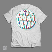 キリスト教の励まし Not Today Satan Tシャツ