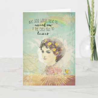 キリスト教の勇気付けられるつる、その中 カード