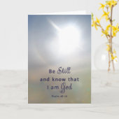 キリスト教の勇気付けられる挨拶状  カード (黄色い花)