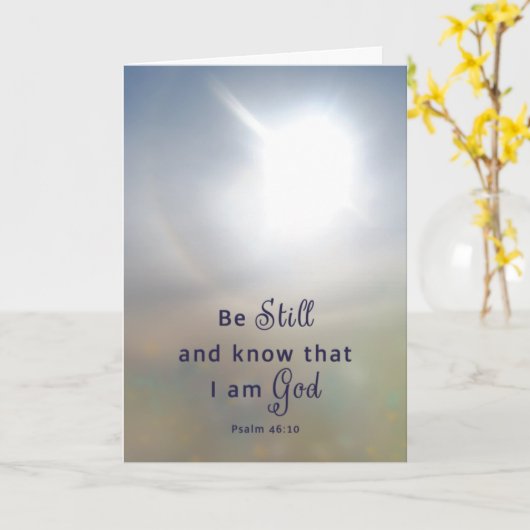 キリスト教の勇気付けられる挨拶状  カード (黄色い花)