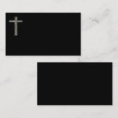キリスト教の十字の牧師のMinisiterの名刺 名刺 (正面/裏面)