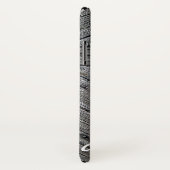 キリスト教の十字の素朴な木製のモノグラム Case-Mate iPhoneケース (裏面/右)