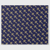 キリスト教の十字形 ラッピングペーパー (フラット)