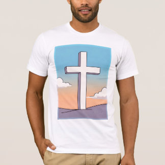 キリスト教の十字架にインスピレーション Tシャツ