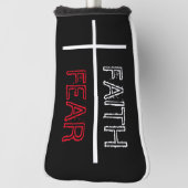 キリスト教の十字架への恐怖に対する信仰 ゴルフヘッドカバー (回転90)