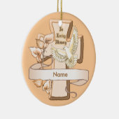 キリスト教の十字架を愛して セラミックオーナメント (右)