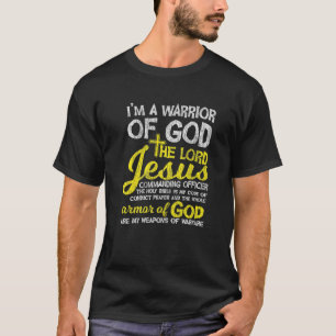キリスト教の十字架信仰の神の主イエスの武具 Tシャツ