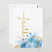 キリスト教の十字架信仰 ポストカード (正面/裏面)