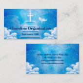 キリスト教の十字架空宗教天国 名刺 (正面/裏面)