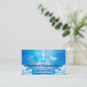 キリスト教の十字架空宗教天国 名刺 (スタンド正面)