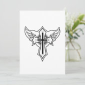 キリスト教の十字架 招待状 (スタンド正面)