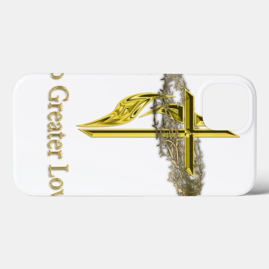 キリスト教の十字架 Case-Mate iPhoneケース (裏面 (横))