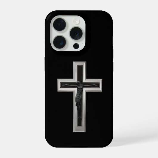 キリスト教の十字架 iPhoneケース (裏面)