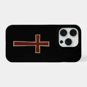キリスト教の十字架 iPhoneケース (裏面横)