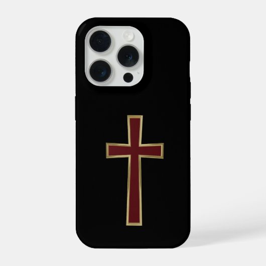 キリスト教の十字架 iPhoneケース (裏面)