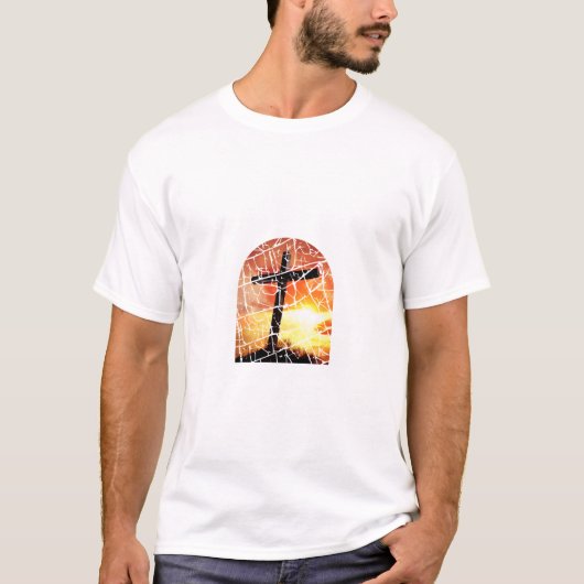 キリスト教の十字架 Tシャツ (正面)