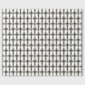 キリスト教の十字模様 ラッピングペーパー (フラット)