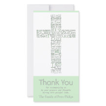 キリスト教の十字10のジョン14の悔やみや弔慰のサンキューカード