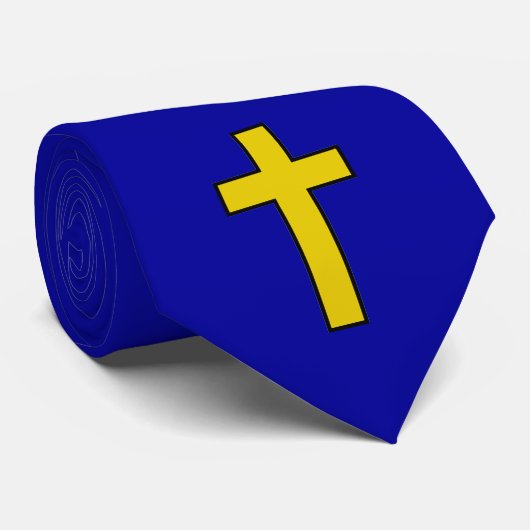 キリスト教の十字 ネクタイ (ロール)