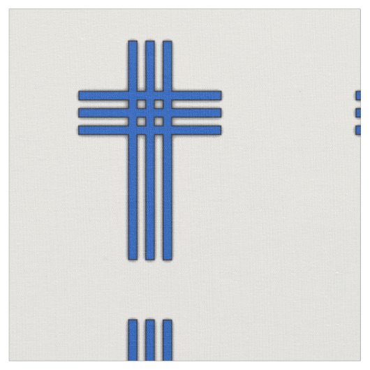 キリスト教の十字 ファブリック (クローズアップ)