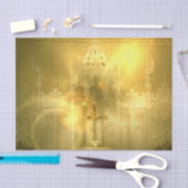 キリスト教の十字 薄葉紙 (クラフト)