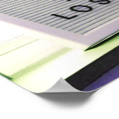 キリスト教の印は何でもイエスの価値がある ポスター (角)