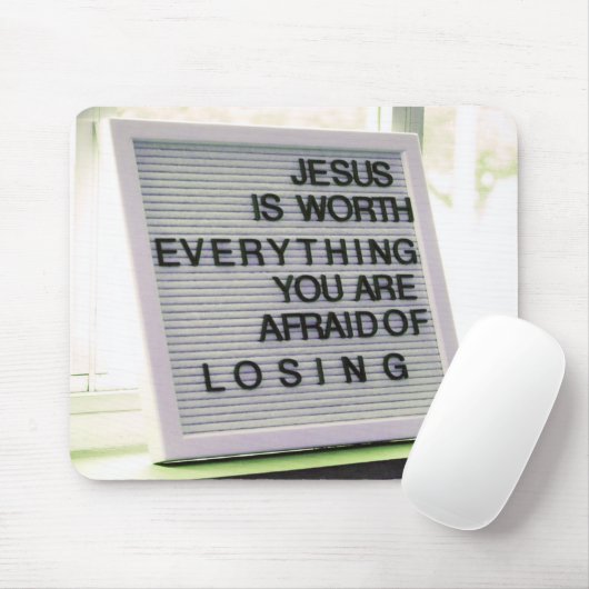 キリスト教の印は何でもイエスの価値がある マウスパッド (マウス)