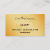 キリスト教の名刺の足跡 名刺 (裏面)