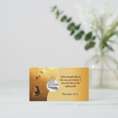 キリスト教の名刺の足跡 名刺 (スタンド正面)