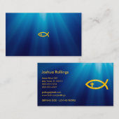 キリスト教の名刺 名刺 (正面/裏面)