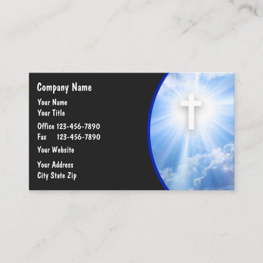 キリスト教の名刺 名刺 (正面)