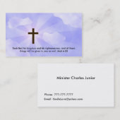 キリスト教の名刺 名刺 (正面/裏面)