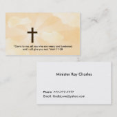キリスト教の名刺 名刺 (正面/裏面)