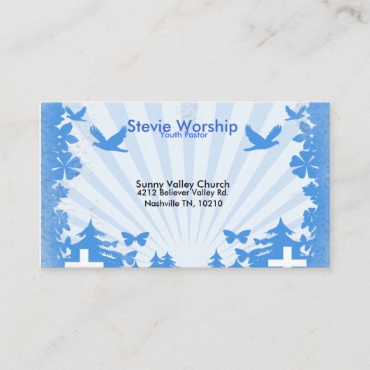 キリスト教の名刺 名刺 (正面)