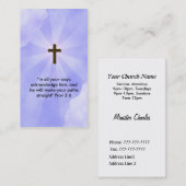 キリスト教の名刺 名刺 (正面/裏面)