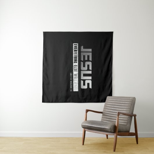 キリスト教の名前,イエスその他すべてが消える タペストリー (インサイチュ(横))