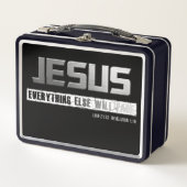 キリスト教の名前,イエスその他すべてが消える メタルランチボックス (正面)