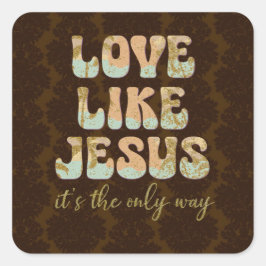 キリスト教の唯一の道 スクエアシール