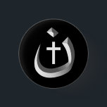 キリスト教の団結- NAZARENEの記号及び十字 缶バッジ<br><div class="desc">キリスト教の団結- NAZARENEの記号及び十字ボタン</div>
